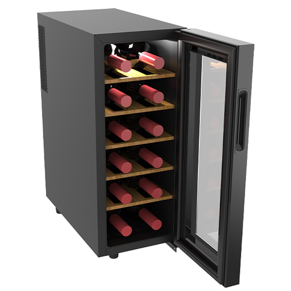 Cava De Vinos Vondom Para 12 Botellas T12 Negra